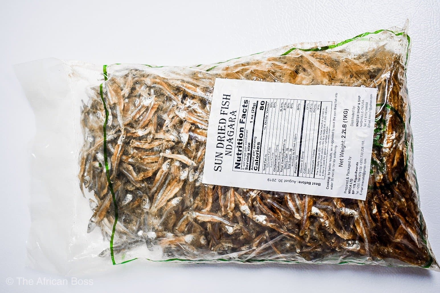 Sun Dried Fish Ndagara (1 Kg or 2 lbs)
