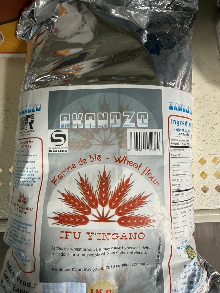 Ifu Y'Ingano - Wheat Flour