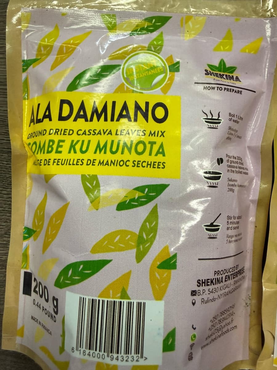 Isombe ku Munota